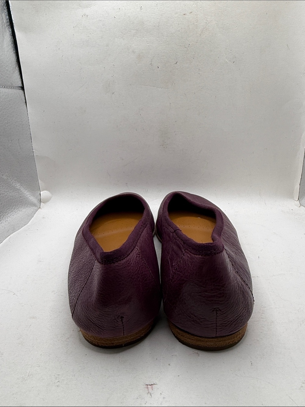 Kork Ease Purple Leather Ballet Flats Shoes Slip On Womens Size 8.5 M - Picture 5 of 16